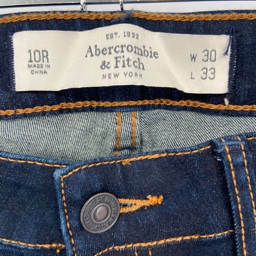 Abercrombie &‎ Fitch The A&F Skinny Jean NWT Size 10R 30X33 - Picture 2 of 11